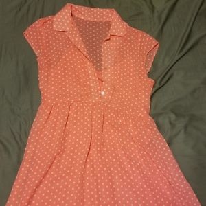 Pink Polka Dot Dress